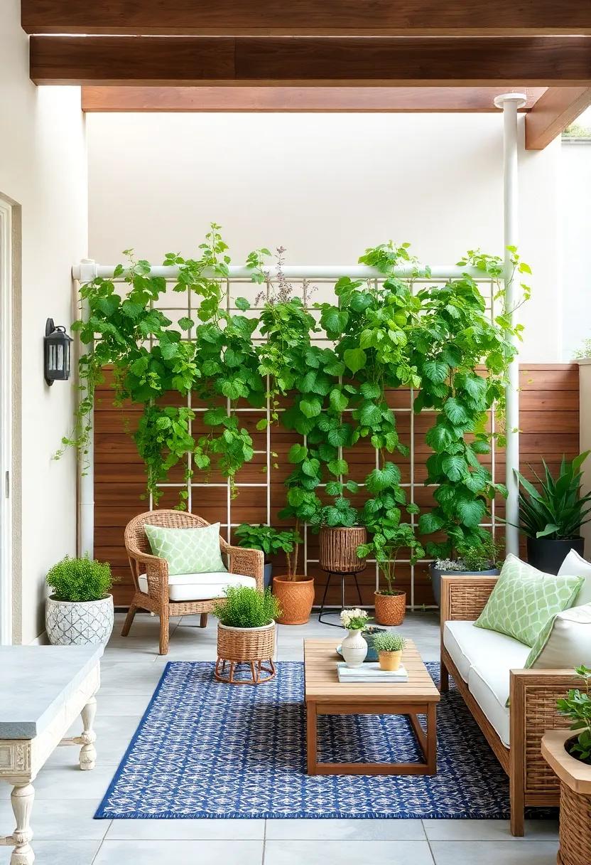 Discover a simple yet effective DIY trellis made of ⁢PVC pipes,showcasing a⁤ variety of climbing​ vegetables for⁤ a‍ playful​ and ‍productive patio ⁣design