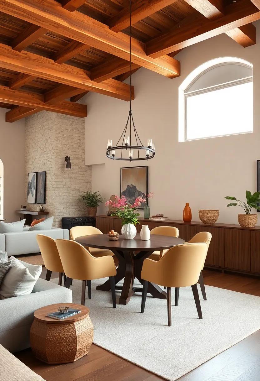 warm Color Palette: Use warm, earthy tones in your furnishings and ⁣decor to enhance the inviting atmosphere of the wooden beams
