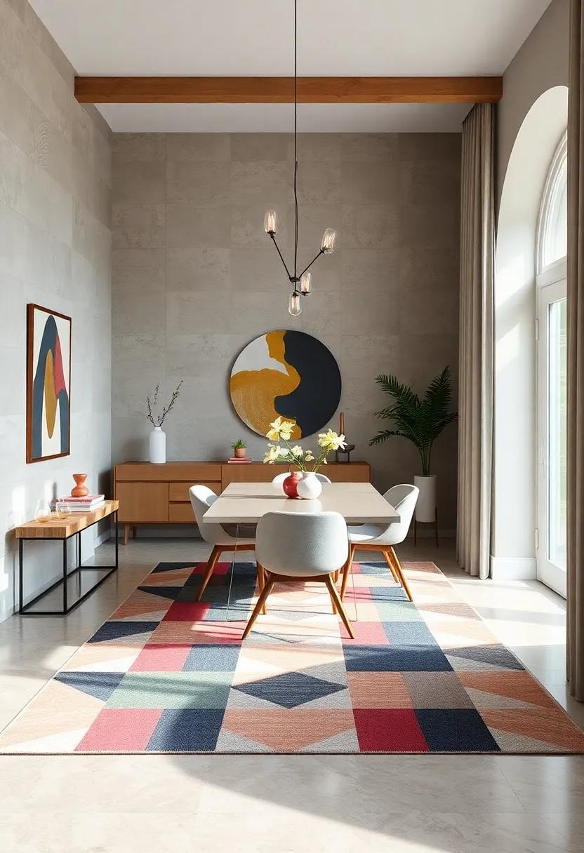 Striped Sophistication: Simple yet ‌striking, this rug⁣ features alternating⁣ bold and muted stripes, adding dimension without overwhelming the ⁣room