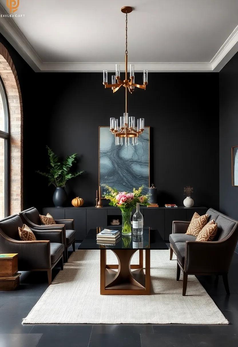 Midnight Black: For ⁤a bold‍ statement, this deep⁣ shade ‍can create a striking, glamorous backdrop for stunning decor