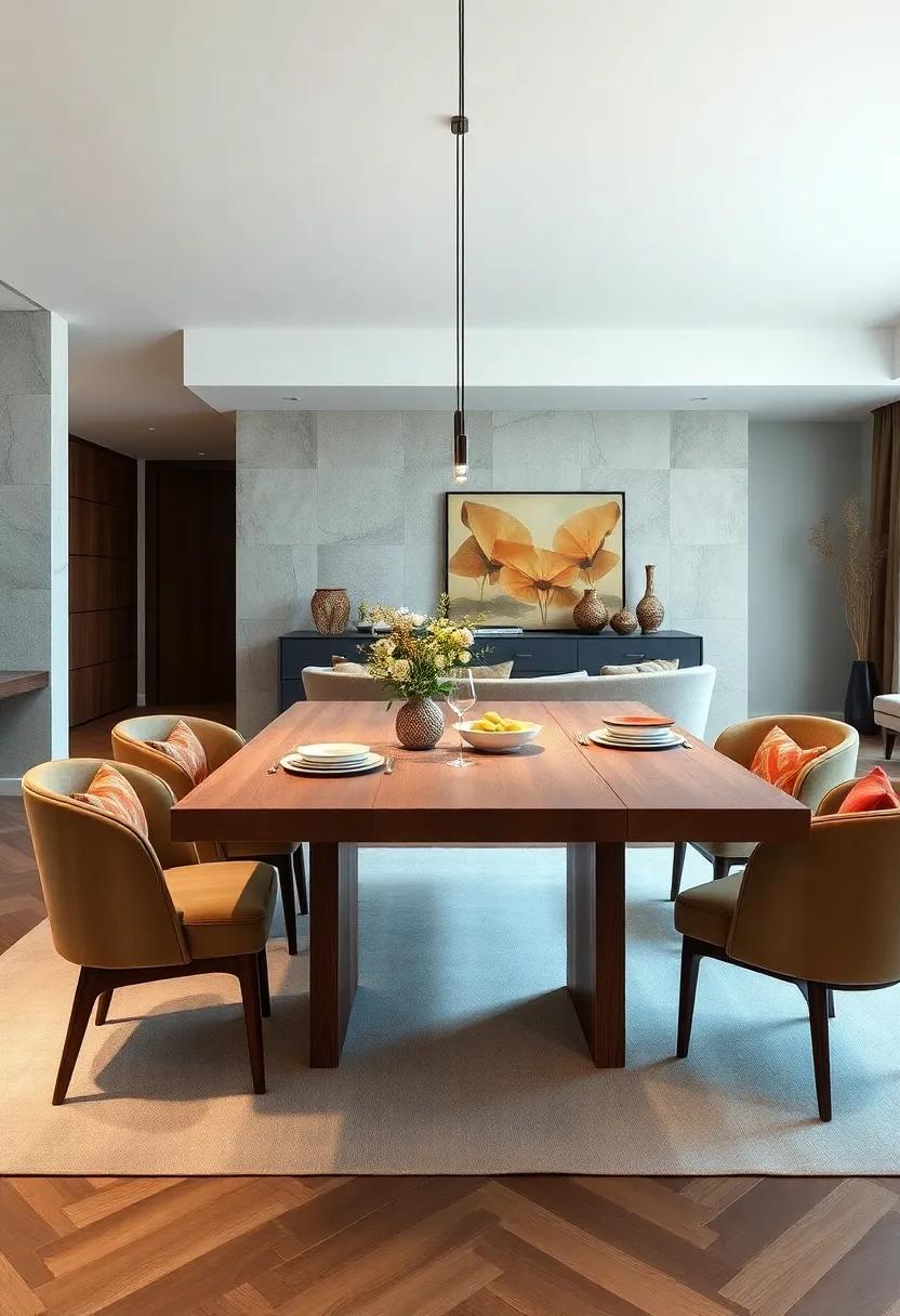 Artisanal ‍Beauty: A handcrafted dining table​ with concealed compartments, ‌each showcasing unique craftsmanship while cleverly ‍hiding tableware inside