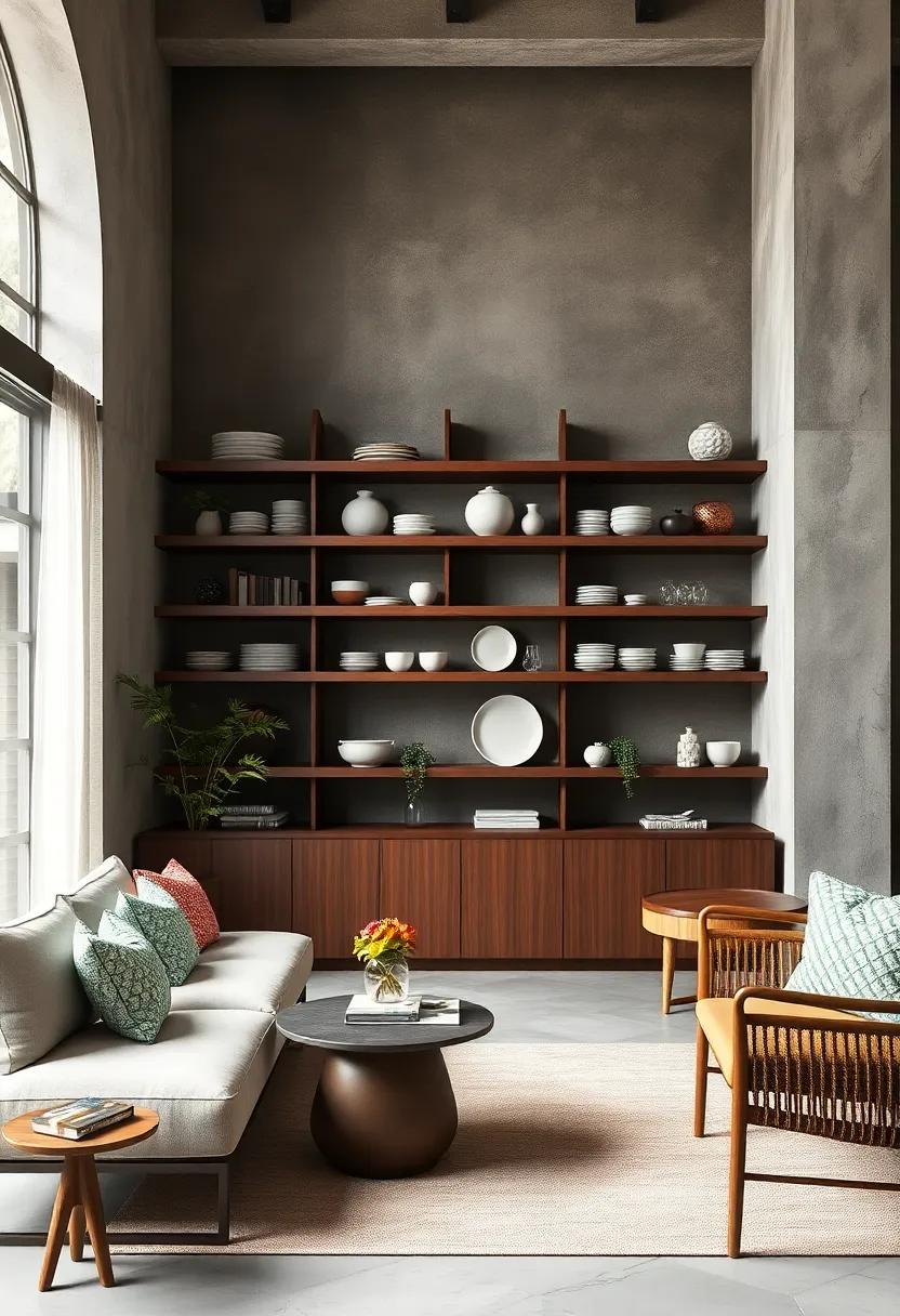 Embrace Minimalism: Showcase your favorite dishes in a⁤ minimalist open ⁢shelving design that⁤ emphasizes clean lines ​and simplicity