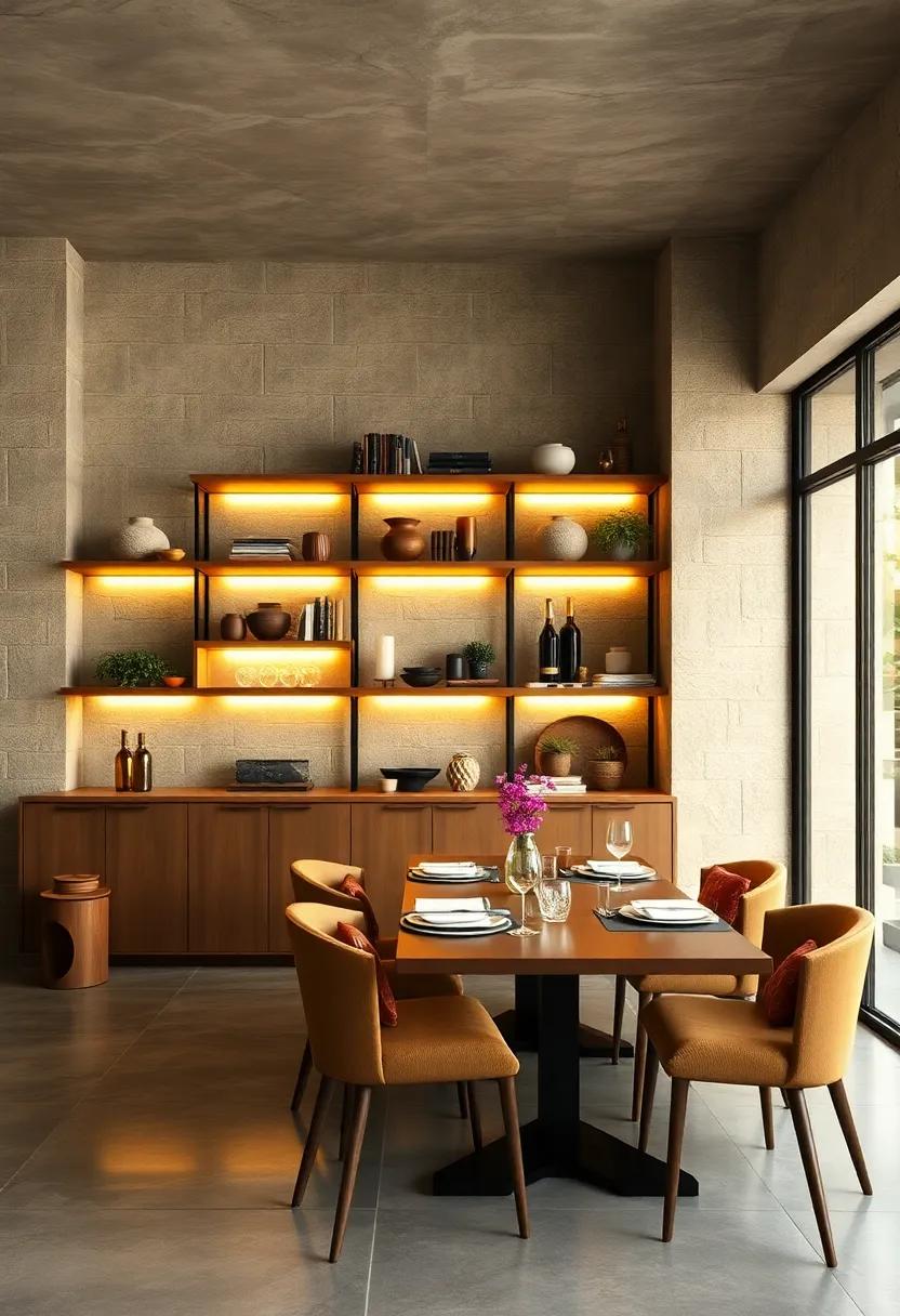 Interactive Space:​ Design ​an ​open shelving‌ layout that encourages guests to interact, offering a selection of ‍items for guests to ⁣choose ​from⁣ during ⁢meals