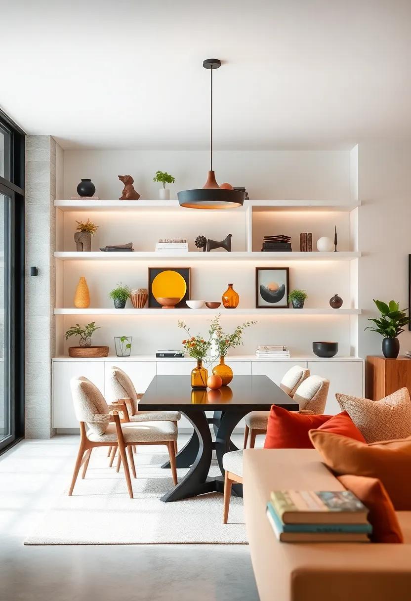 Clean and Crisp: ⁤Opt for white shelves to ​enhance brightness in your ‌dining room, ‌allowing colorful​ items to stand out beautifully