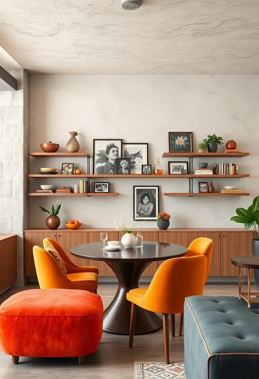 Personal ‍Gallery: Design one shelving⁢ unit to function ‌as ⁤a ‌gallery ‌for ⁢your ⁤personal photography or ​artworks,⁤ adding a creative and unique touch to the dining area