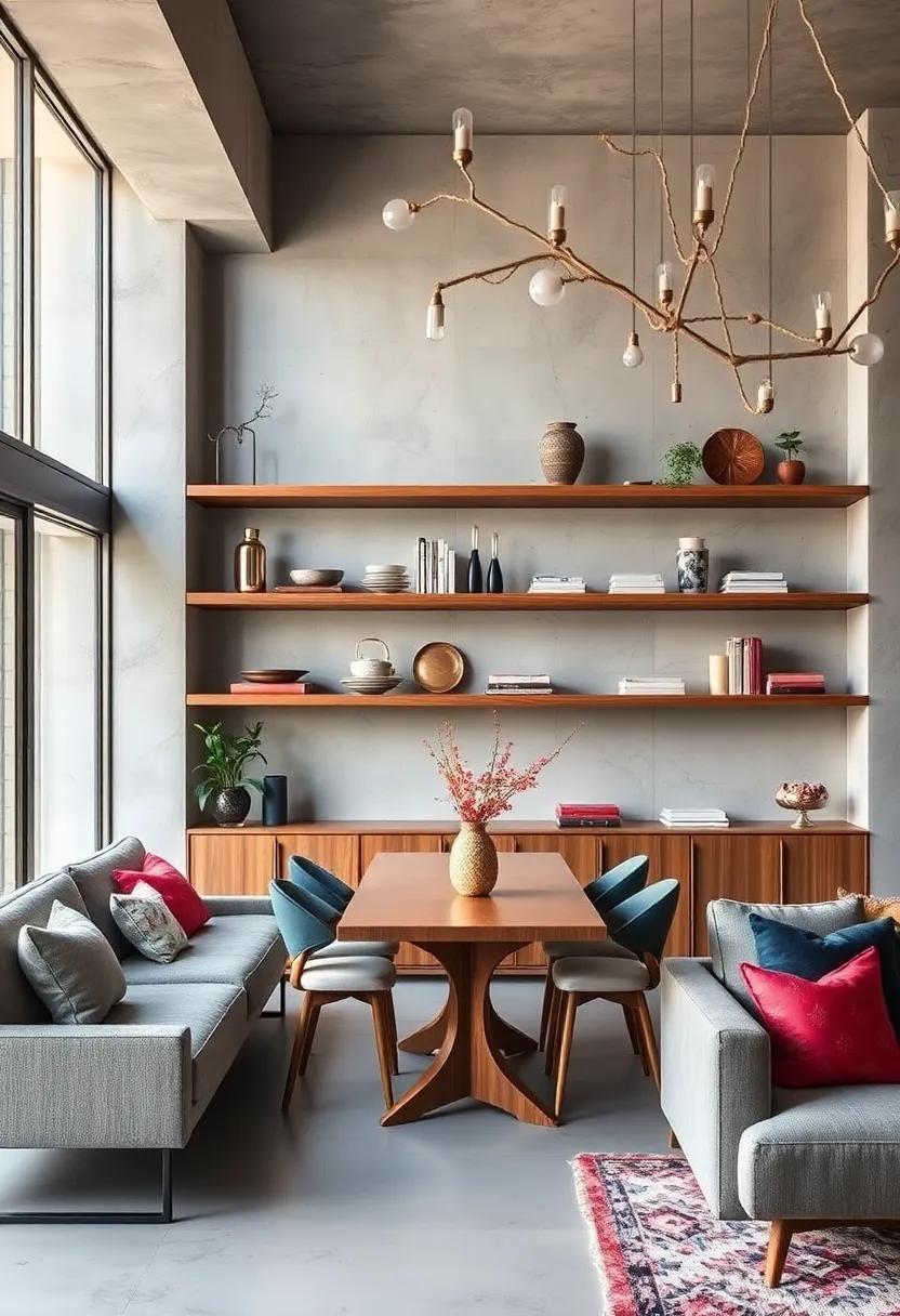 Functional Design: Opt for open shelving that ​serves ​double duty, such⁢ as ‍combining‌ storage for both decorative items ⁢and essential ⁢dining utensils
