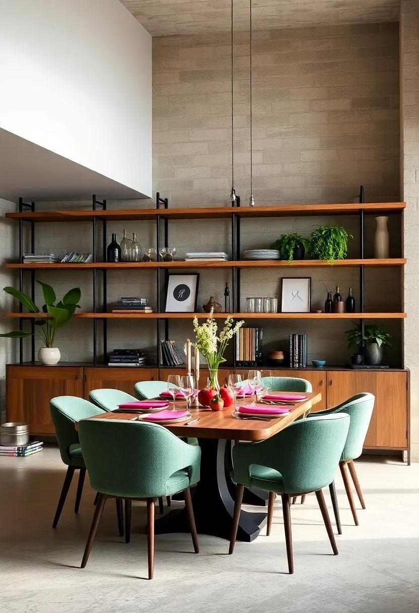 Industrial⁤ Chic: Use metal pipes and reclaimed wood for shelving ⁤to create ⁢an industrial feel, perfectly juxtaposed with ​chic table‌ settings