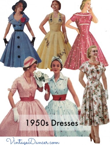 Vintage 50s Dresses: Best 1950s Dress Styl