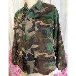 Jackets & Coats | Real Army Military Fatigue Jacket Green Camo .