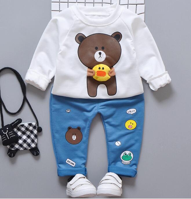Baby Boy Clothes Winter Cartoon Clothing Set Long sleeves Leisure .