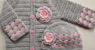 Crochet Pattern Baby Sweater and Hat Set Baby Gift baby | Et