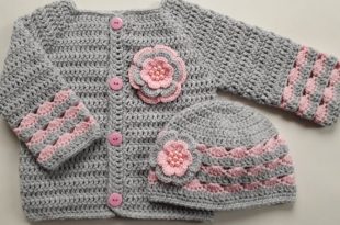 Crochet Pattern Baby Sweater and Hat Set Baby Gift baby | Et