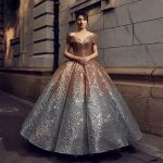 Sweetheart Ball Gown Gradient Color Evening Dresses Bling Off .