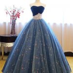 Tulle Princess Ball-Gown Floor-Length Prom Dresses #218647 - lalami