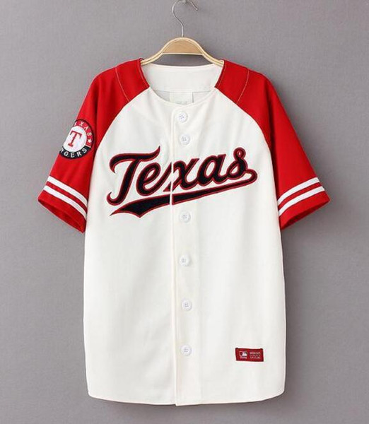 18 Summer New Style Embroidered Baseball Shirt T Shirt Mens Couple .