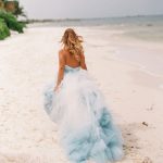 Gorgeous blue ombre wedding dress: http://www.stylemepretty.com .