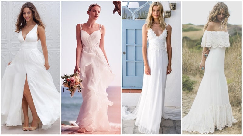 40 Unforgettable Beach Wedding Dresses for Your Special D