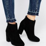 asos black heeled ankle boots | Black heeled ankle boots, Boots .