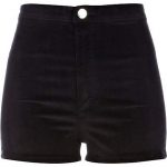 Really cute black corduroy high waisted shorts. Simple and cute .