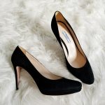 Prada Shoes | Milano Black Suede Pumps | Poshma
