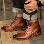 Handmade Men Fashion Brown ankle leather boots, Men designer .