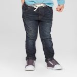 Toddler Boys' Pull-On Skinny Jeans - Cat & Jack™ Dark Blue : Targ