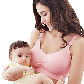 Amazon.com : Nursing Breastfeeding Maternity Bra Prevent Sagging .