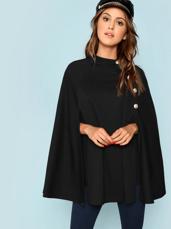 Buttoned Front Cape Coat for Sale Australia| New Collection Online .