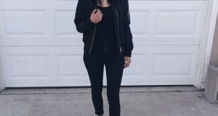 Casual all black outfit with baseball cap | Outfits with hats .