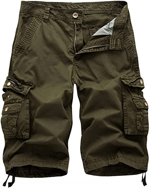 Amazon.com: AOYOG Mens Camo Cargo Shorts Relaxed Fit Multi-Pocket .