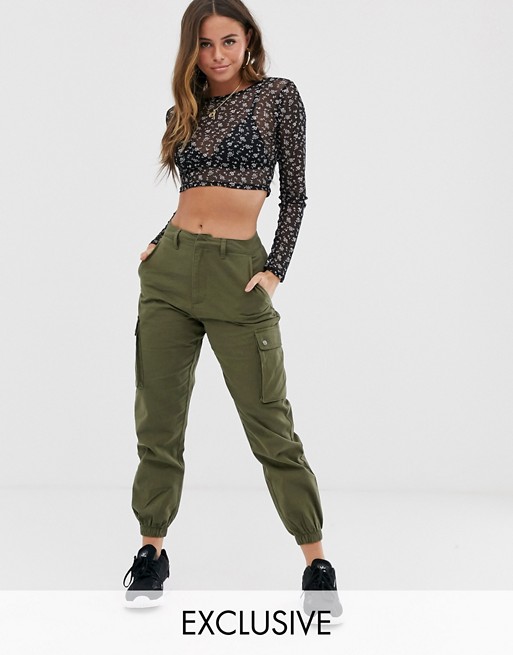 Wednesday's Girl cargo trousers with pockets | AS