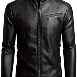 Fairylinks Men's Casual Faux Leather Jacket at Amazon Men's .