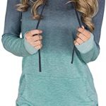 Women's Fashion Pullover Sporty Shirt Comfy Long Sleeve Hoodies .
