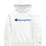 Champion Men's Script-Logo Fleece Hoodie - White 2XL | Champion .