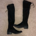 Charles David Shoes | Gammon Over The Knee Suede Boot | Poshma