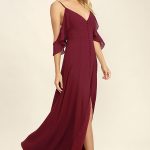 Lovely Wine Red Dress - Maxi Dress - Dance Dress - $84.