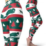 Ugly Xmas Leggings for Women, Diving Christmas Leggings for Women .