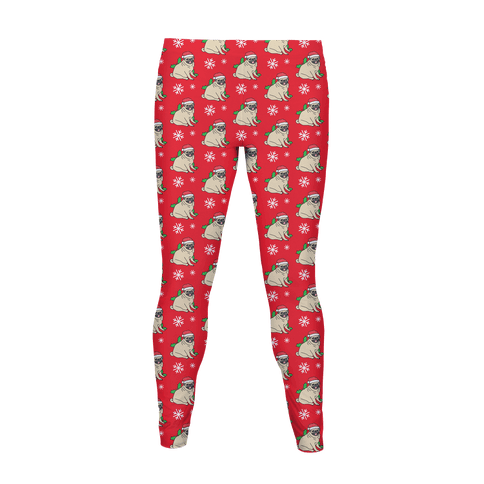 Christmas Pug Pattern Women's Leggings | LookHUM
