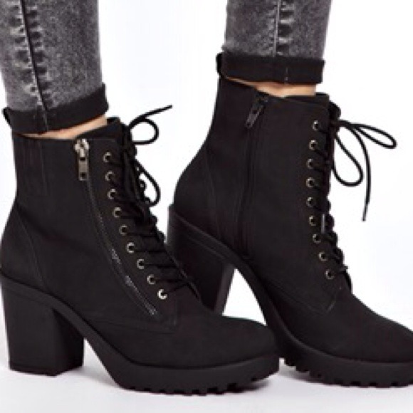 chunky heel boots 05154530 | The Cute Styl