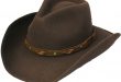 Henschel Mens Wool Cowboy Hats - Brown Water-Resistant Weste