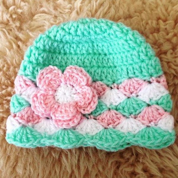 Crochet Baby Beanie. … | Easy crochet hat, Crochet hats, Crochet .