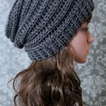 Crochet PATTERN - Easy Crochet Pattern - Crochet Slouchy Hat .