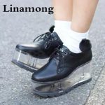 Spring new arrival personality cute shoes transparent bottom can be