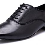 Amazon.com | DLisiting Latin Dance Shoes Mens Ballroom Leather .