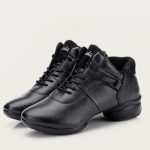 Modern Lady Dance Shoes Split-Sole Lace-up Sneakers Jazz Tap .