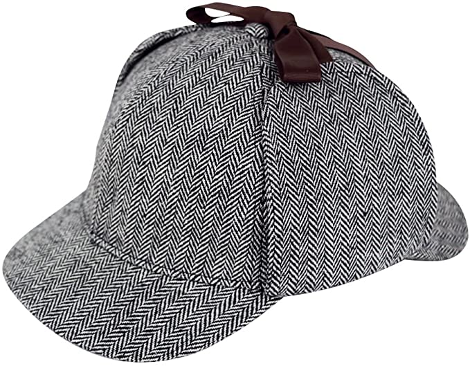 Amazon.com: Sherlock Holmes Caps Detective Hats Deerstalker Cap .