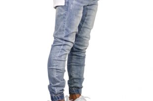 Fashion Stretch Men Jeans Denim Jogger Design Hip Hop Joggers For .