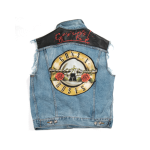 GNF'NR Denim Vest – Guns N' Roses Official Sto