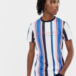 ASOS DESIGN vertical striped t-shirt | Playeras, Traj