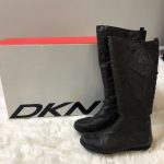 Dkny Shoes | Boots Brown Zip Up Knee High Leather | Poshma